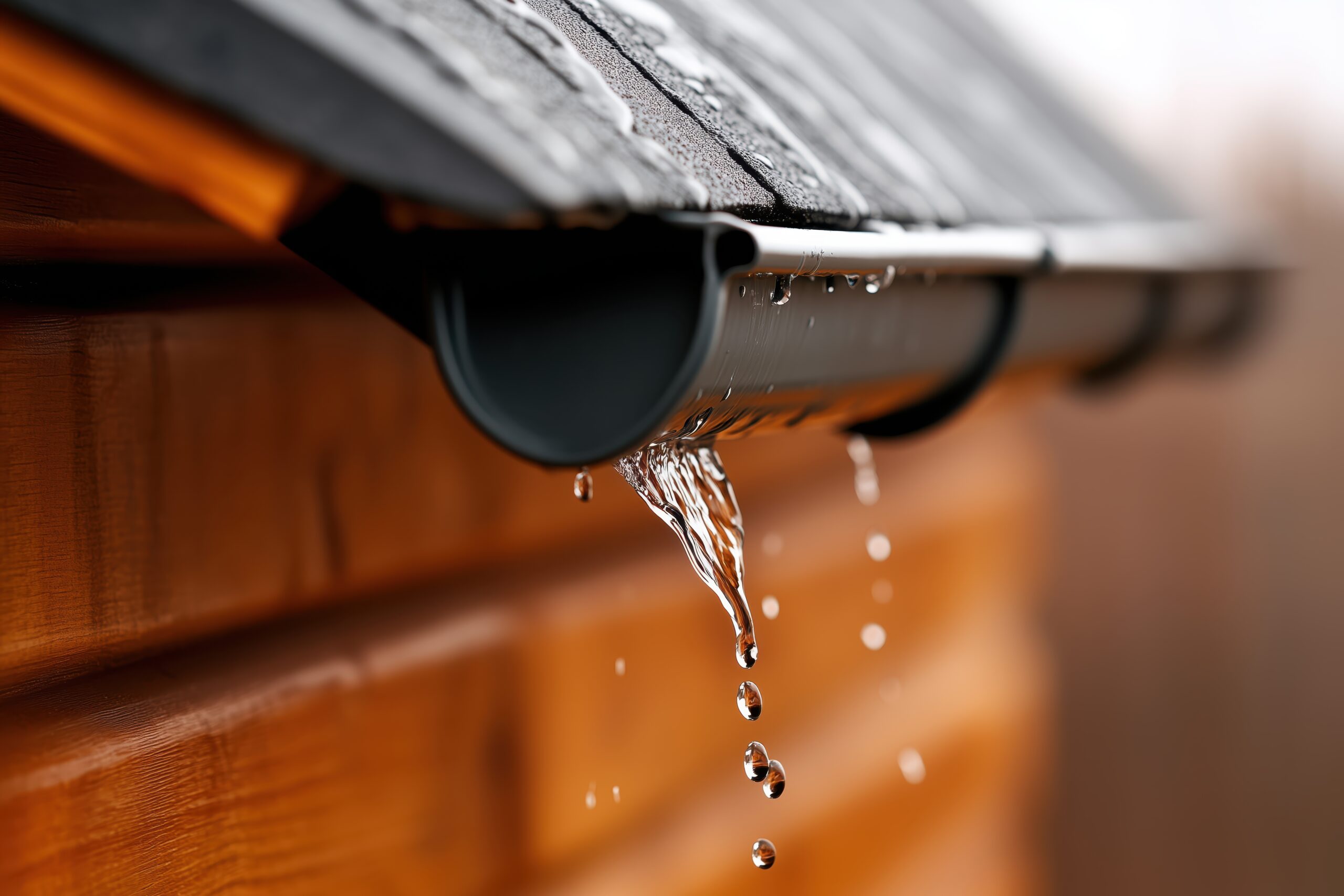 overflowing gutter